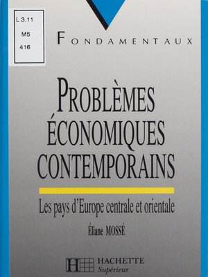cover image of Problèmes économiques contemporains